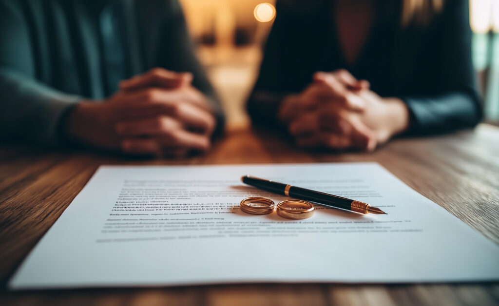 Rings on legal document