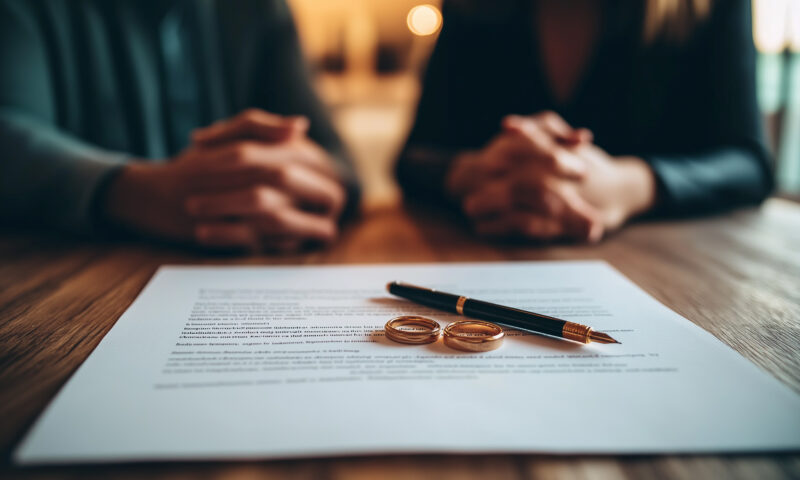 Rings on legal document