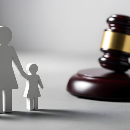 Wooden Cutout of Family