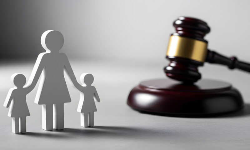 Wooden Cutout of Family